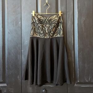 Mustard Seed Black and Gold Dress